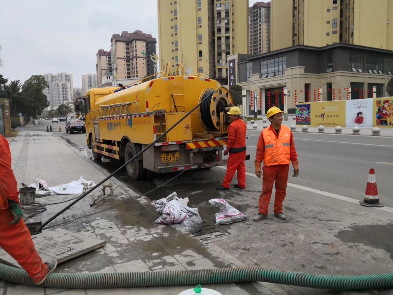 礼县排污管道清淤-管道清洗